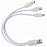 Кабель USB 3 в 1 (Micro, Type-C, Lightning) купить в Москве, фото №2 Радуга Принт