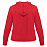 Толстовка женская Hooded Full Zip красная