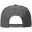 Бейсболка Snapback с прямым козырьком, серая